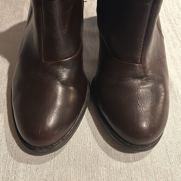 Life Stride ‘Yohanna’ Deep Dark Brown Ankle Booties Braided Trim Size 6.5 New - Picture 8 of 15